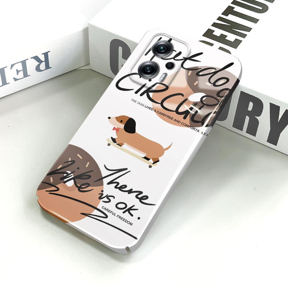 Универсальный пленочный чехол для телефона с мультяшным рисунком, твердый корпус, полное покрытие, противоударный защитный чехол для камеры