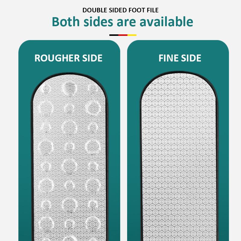Высококачественная двухсторонняя пилка для ног, средство для удаления омертвевшей кожи, профессиональные инструменты для педикюра, скребок для удаления мозолей, шлифовальная машина, напильник для пяток
