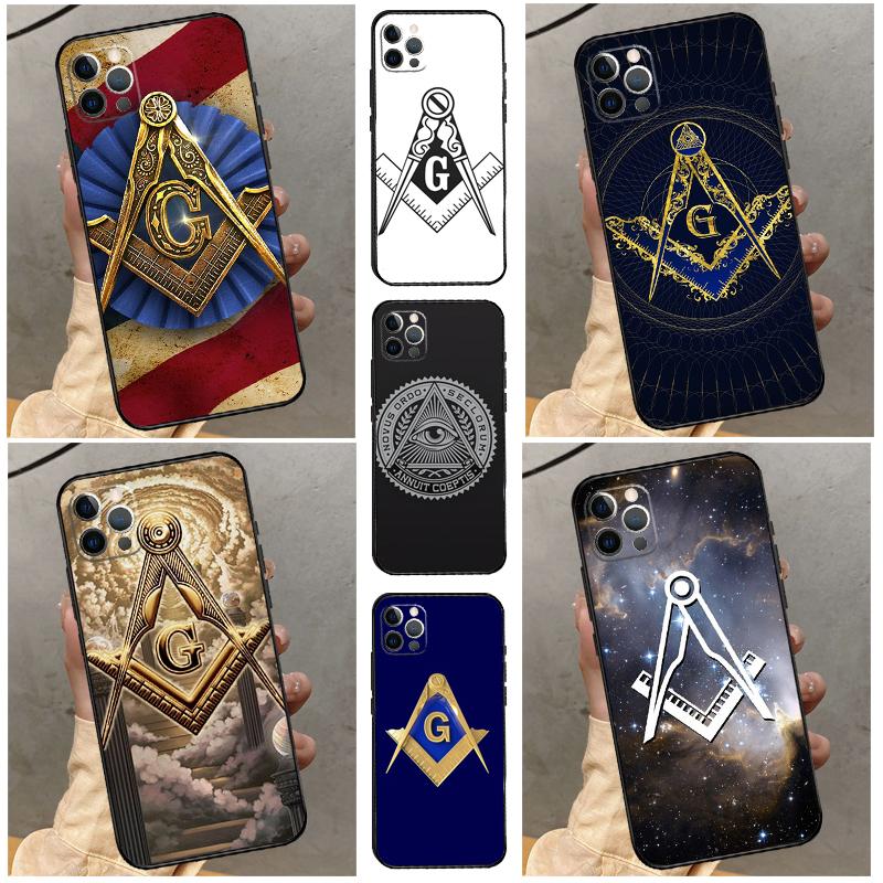 Freemasonry Logo Symbol Case For Oppo A80 A60 A40 A17 A57 A77 A74 A54 A94 A78 A98 A18 A38 A58 A96 A76 A16 A15 A5 Pro
