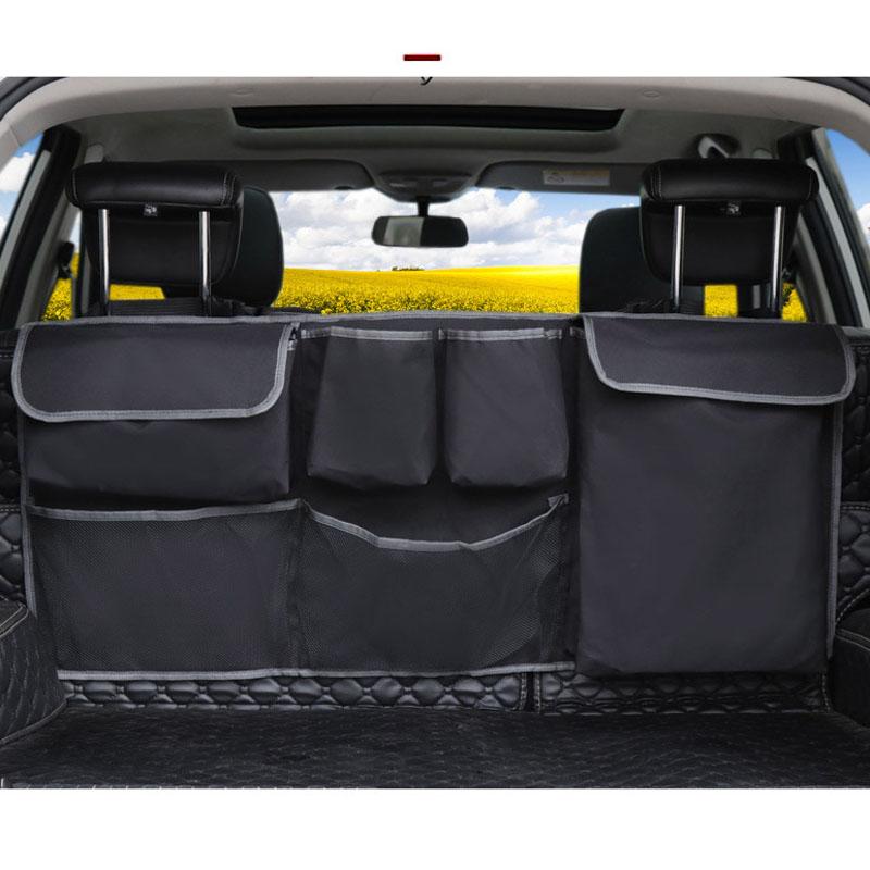 Сумка для хранения на заднем сиденье автомобиля, складная многофункциональная коробка, органайзер для багажника автомобиля, сетка для автоматической укладки, аксессуары для салона автомобиля
