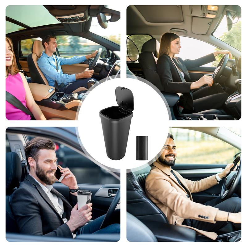 Автомобильный мусорный бак Подстаканник Автомобильный мусорный бак с крышкой Автомобильный аксессуар Интерьер Автомобильный мусорный бак с откидной крышкой Мусорная корзина для мусора