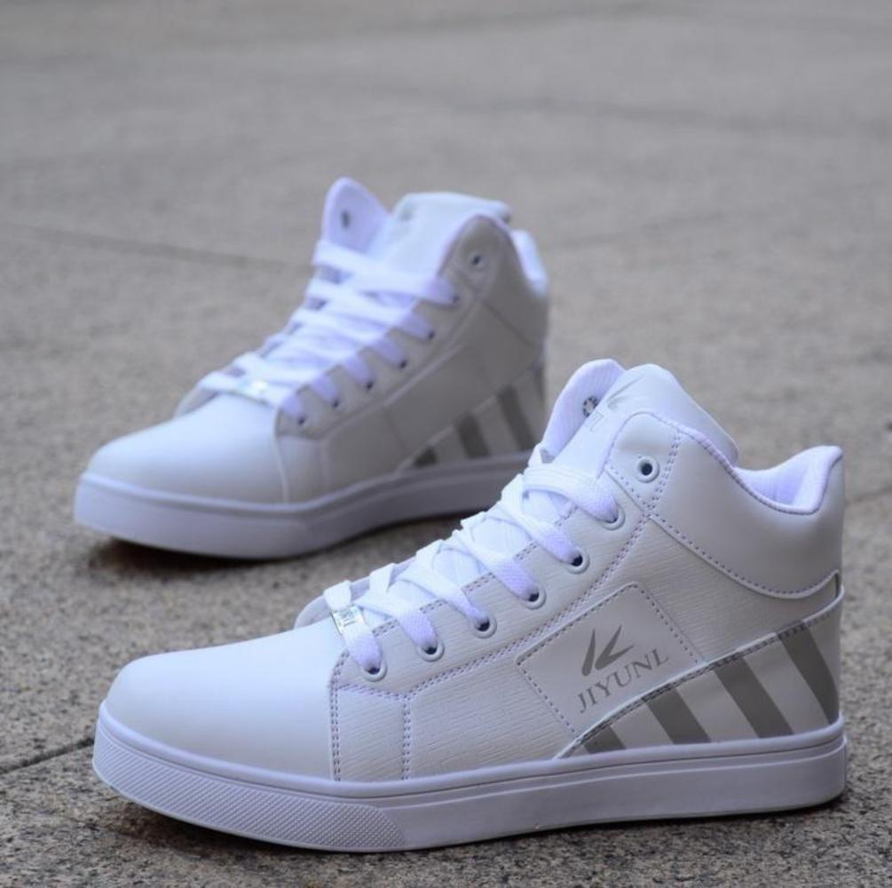 Модные мужские повседневные кроссовки. Уличные крутые кроссовки. Мужские туфли на плоской подошве на шнуровке. Обувь для скейтборда. Мужская обувь больших размеров. Chaussure Homme. Спортивная обувь.