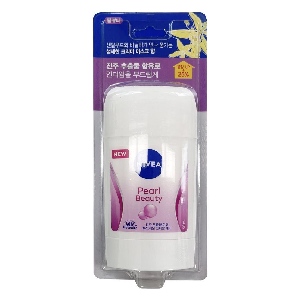 NIVEA BRCIUASR Deodorant Stick Pearl & Beauty 50ml