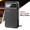 Mini FM/AM FM87-108MHz Pocket Portable Radio Digital Tuning Radio Receiver  MP3 Music Player Radios or Outdoor Weather Broadcast