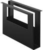 Yamazaki Tower A4 File Storage W10 X D32 X Model 1876 Under-Desk Holder, Black, H24.1cm,