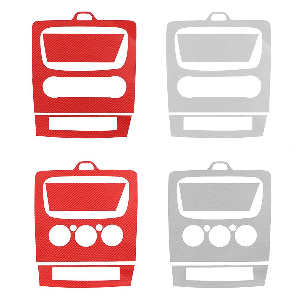 Защитная наклейка на консоль автомобиля из углеродного волокна для Ford Focus 2 MK2 2009 - 2012 Автомобильные аксессуары