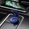 Быстрая зарядка 3,0, двойное автомобильное зарядное устройство USB, водонепроницаемое, 12 В/24 В, Qc3.0, USB-разъем для быстрого зарядного устройства, розетка с сенсорным переключателем