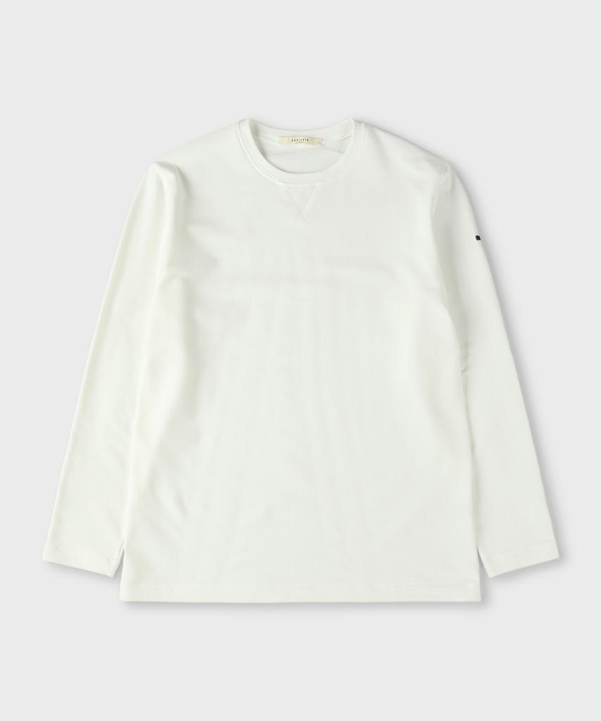 PANICALE Ivory Soft Brushed Logo T-Shirt (Type A)