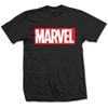 Marvel Comics Unisex Adult Box Logo Cotton T-Shirt