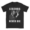 Легенды Не Умирают Подпись Чарли Кирка Смешная Футболка из Чистого Хлопка Футболки с Коротким Рукавом Одежда с Принтом Унисекс