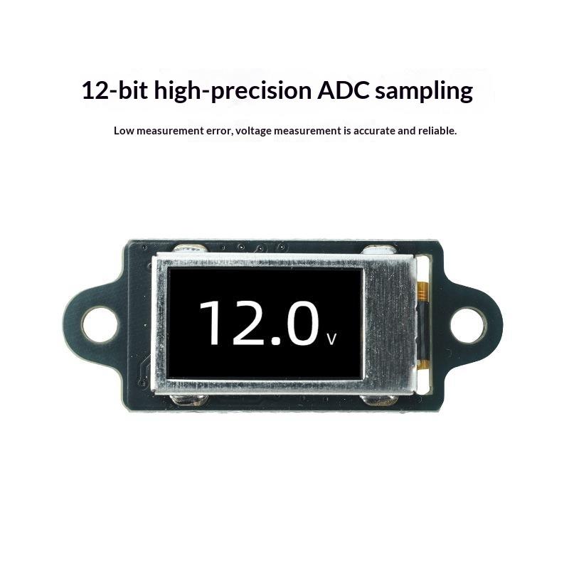 Dc 0-30V Ultra Thin Mini Digital Voltmeter 0.5 Inch Oled Display With Screen Protector Frame