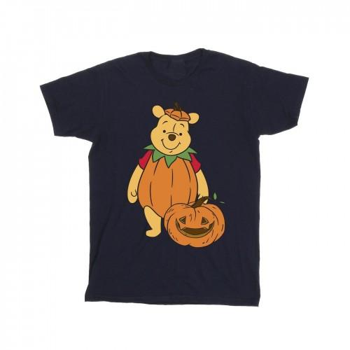 Winnie the Pooh Mens Pumpkin Cotton Halloween T-Shirt