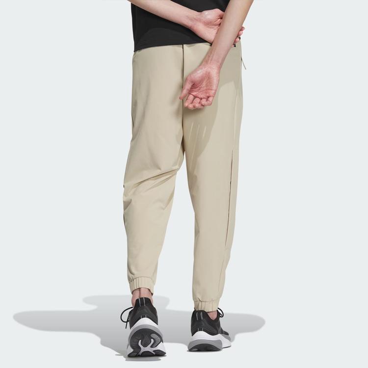 Adidas Городские спортивные брюки для активного отдыха, мужские брюки, низ, коричневый цвет, IP4964