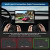 Для Tesla Model Y и 3 2025 2025 2025 Автомобильный USB-разветвитель Хаб 27 В Быстрая зарядка Док-станция Адаптер центральной консоли Тип-C Аксессуары