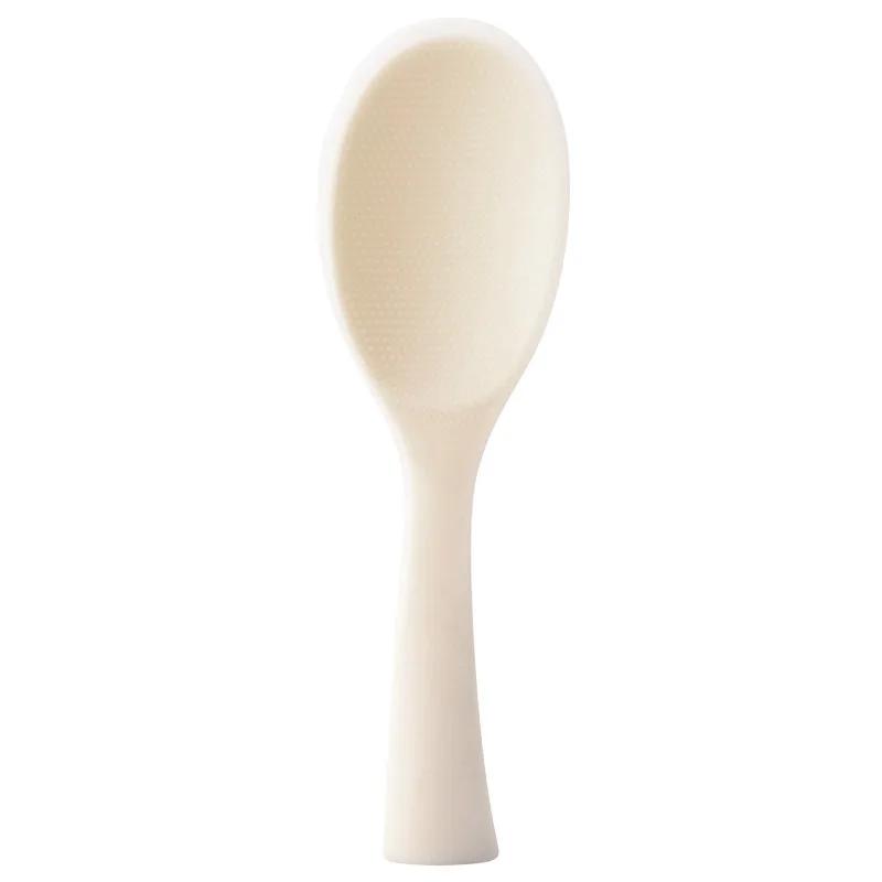 1 шт., силиконовая ложка, антипригарная кухонная ложка, анти-ошпаривающая кастрюля для риса, устойчивая к высоким температурам ложка, прочные кухонные гаджеты