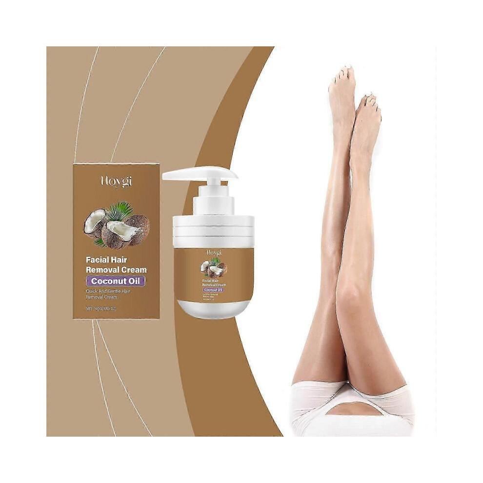 Coconut facial gentle hair removal cream Facial hair removal men and women lips and beards are gentle and not irritating