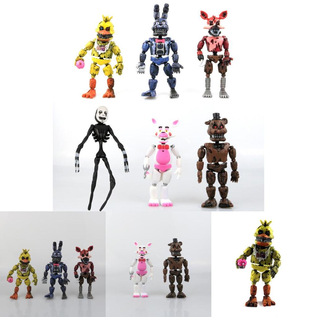 Потрясающие 19 см Фигурки Действия Fnaf Five Nights At Freddy's 6 шт. Тематические Для Всех Возрастов
