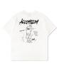 BUNKERBUSTER Футболка с коротким рукавом Accomplish Drawing Mq2Tu246_Off White