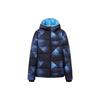 Anta Full Print Brand Logo Hooded Zip Down Jacket Men Outerwear Light-Purple Blue 152241908-5
