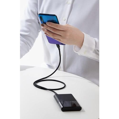 Elecom Кабель USB-C и USB-C 60 Вт, совместимый с USB PD, 1,5 м. Изготовлен из силиконового материала. Гладкий. Нелегко сломать и запутать. [Совместим с MacBook Air Pro/i