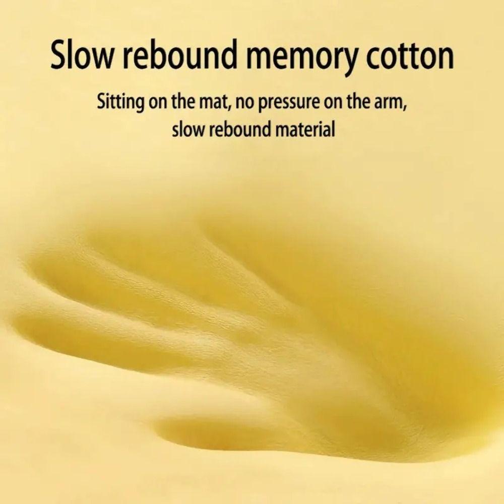 Memory Foam Seat Cushion Ultra Soft Waist Cushion for Long Sitting Lumbar Support Pain Relief