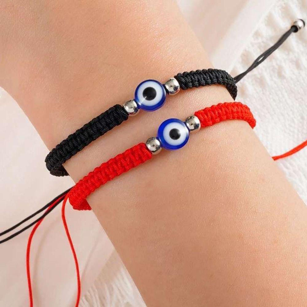 Small Bead Acrylic Handmade Women Bracelet Korean Style Hand Strap Fashion Jewelry Braided Bracelet