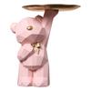 Resin Cute Bear Storage Tray Statue Table Decorations Cute Bear Storage Tray Statue Table Decoration for Office Coffee Shop