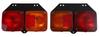 Hino Ranger Tail Lamps with OEM Turn Signals Numbers Custom Truck Parts and Right (FC, FD, FE, GD) (Part 071061/7106R, etc.) - (Left Set)