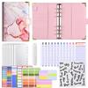 A6 Colored Marble Planner Binder Inner Page Zipper Envelopes Cash Envelopes Budgeting Money Organizer For Cash BudgetBinder