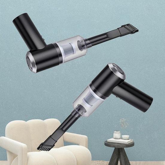 Беспроводной автомобильный пылесос с мощным всасыванием, эргономичной ручкой, низким уровнем шума, легким и портативным