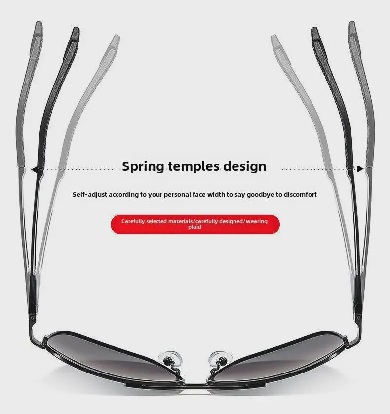 Мужские поляризованные солнцезащитные очки с функцией смены цвета «день-ночь» для вождения и рыбалки