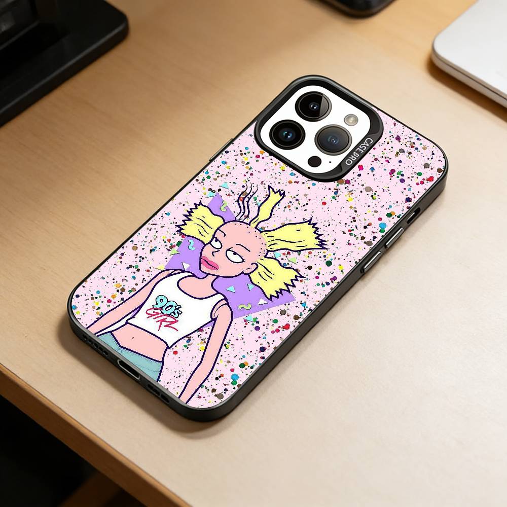 R-Rugrats-Chuckie Finster Phone Case For iPhone 17,16,15,14,13,12,11 Plus,Pro Max,XS,Colorful Silver Phone case Funda Cover