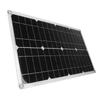 25W Dual 5V USB Flexible Single Crystal Solar Power Panel Kit Car Battery Charger Controller