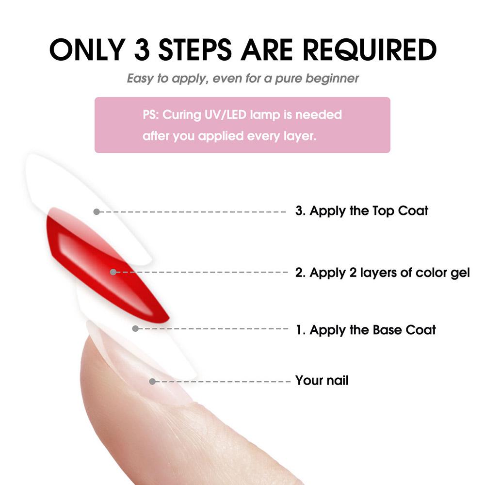 ROSALIND 15 мл комплект базового и верхнего покрытия гель яркий для дизайна ногтей светодиодная лампа