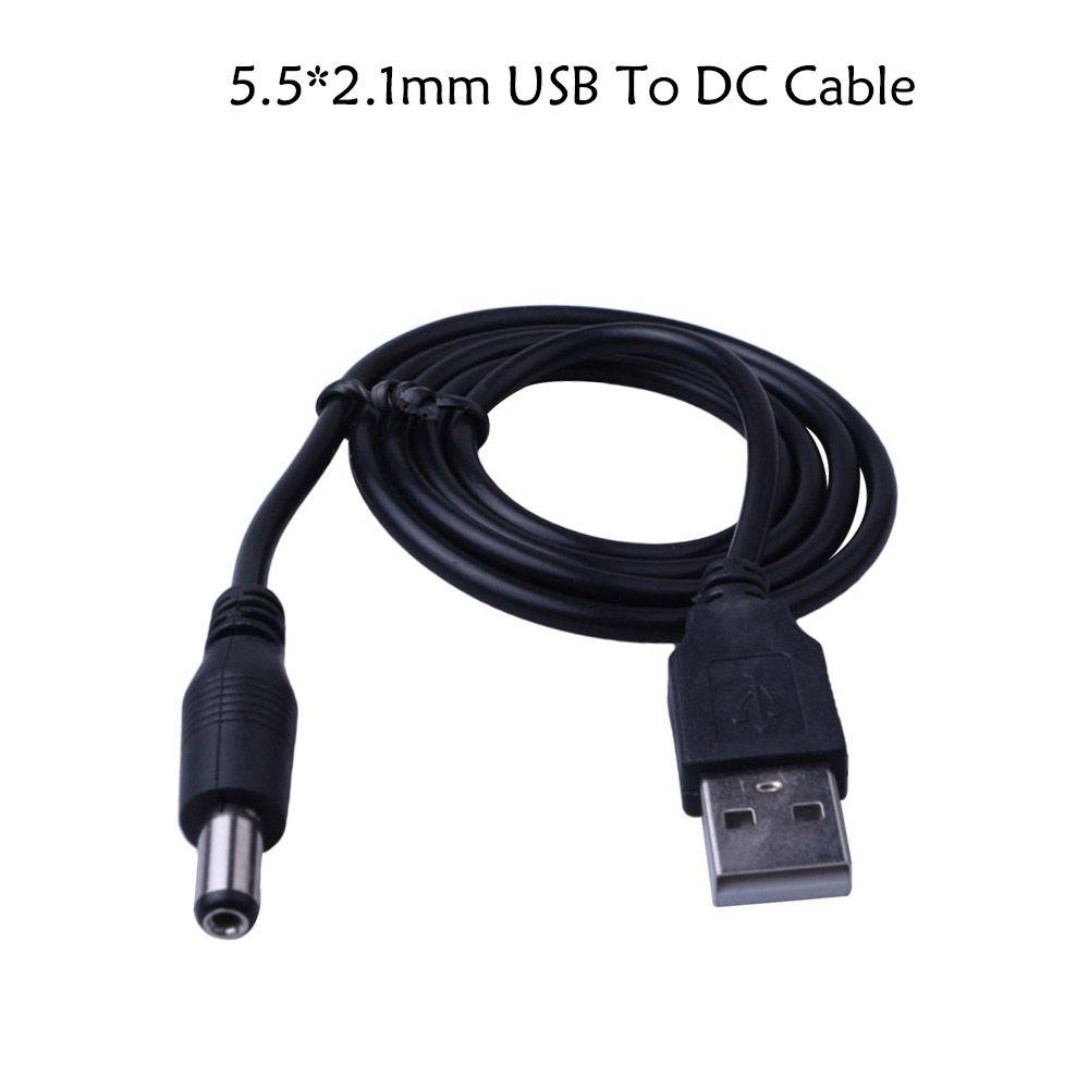 Boost Line 5.5*2.1mm Plug Male To USB USB to DC 3.5mm 5.5*2.1mm Connector Cable Power Charger Cable