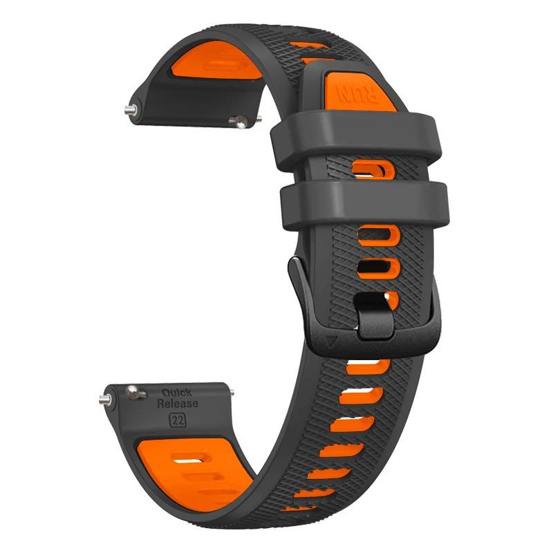 "Силиконовый ремешок для часов Garmin Forerunner 265/255/965/745 Music"