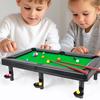 1 Set Mini Pool Table Game Indoor Portable Simulated Billiard Table Toy Kids Adults Family Party Interactive Mini Snooker Board Game