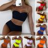 Bikini Swimsuit Sexy Split High Waist Cover Bikini Swimsuit
