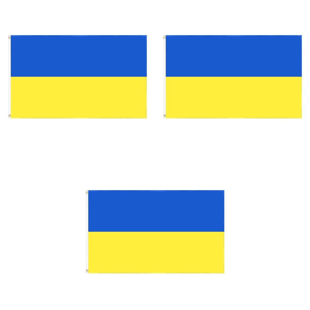 Устойчивый к УФ-излучению украинский национальный флаг для украшения сада