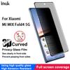 For Xiaomi MI MIX Fold 4 5G Glass IMAK 3D Curved Privacy Tempered Glass Full Screen Coverage Film