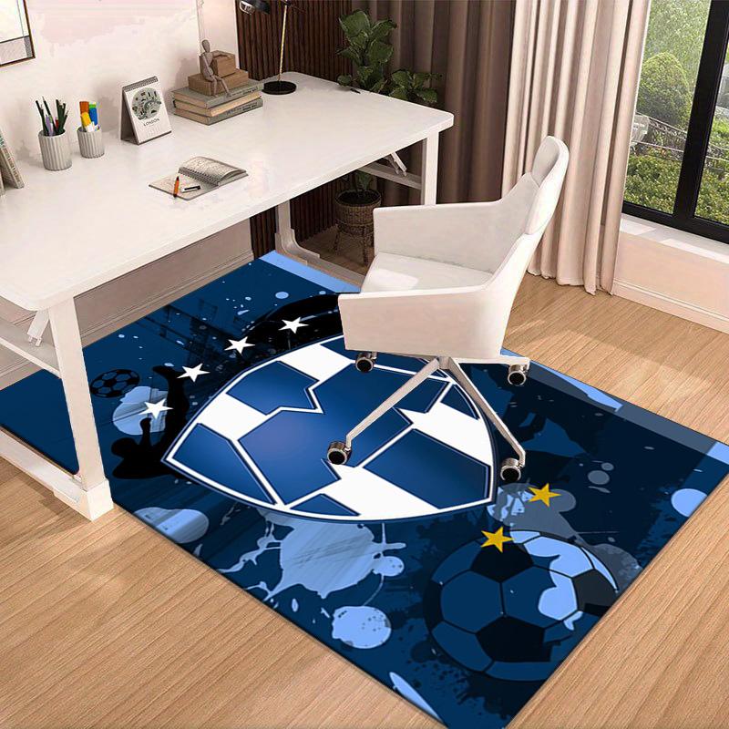 Football Club Emblem Carpet, Chair Rug,Rug for Office Bedroom living rooms, Doormat decor Fan Gift Christmas Gift