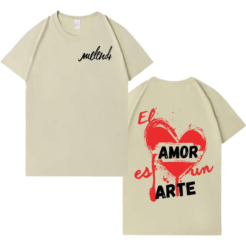 Singer Melendi Tour 2025 Trendy Graphics Tshrit Mens Womens Pop Oversized Tops Hiphop Aesthetic Casual Cozy Tshrits Streetwear