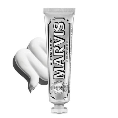 Зубная паста MARVIS White Mint с освежающим мятным вкусом для ухода за полостью рта, произведено в Италии, 75 мл