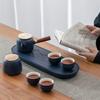 Керамический чайный набор для кунг-фу, бытовой чайный поднос для сухого заваривания, деловой банкинг, корпоративные мероприятия, подарки высокого класса