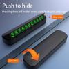 Temporary Car Parking Phone Number Card Night Glowing Sign To Stop Car Car Accessory Must Haves Parking Gadgets Car Stop Tools