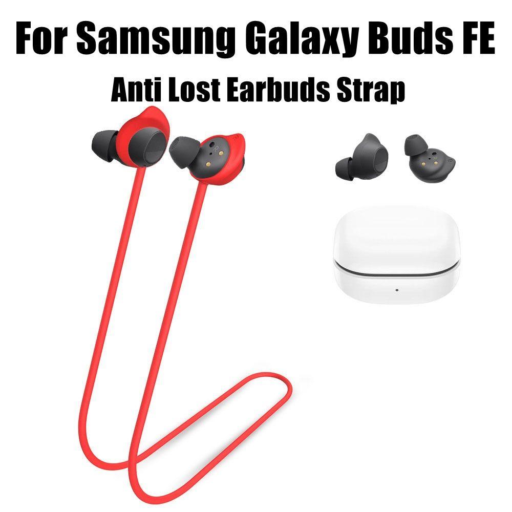Гибкий ремешок для наушников с защитой от потери, шнур для наушников Samsung Galaxy Buds FE