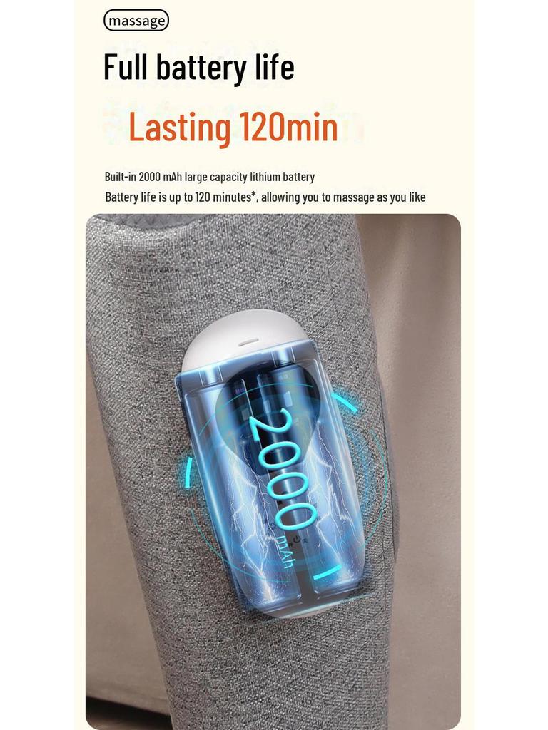 Многофункциональный электрический массажер для ног с давлением воздуха и подогревом