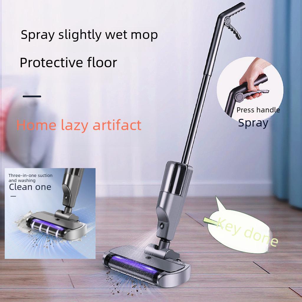 Умный очиститель пола 3 в 1: Поломоечная машина, пылесос и подметальная машина с функцией самоочистки и стерилизации для домашнего использования.