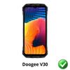 Защитная пленка - Phonillico - Doogee V30 - Упаковка из 2 штук - Ультратонкая - Устойчивая к царапинам