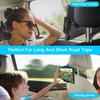 Car Headrest Tablet Mount,Car Back Seat iPad Holder with Foldable Extension Arm,360° Rotating Car Tablet Holder for Kids for iPad Pro, Air, Mini